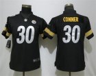 Nike Steelers #30 James Conner Black Women Vapor Untouchable Limited Jersey