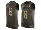 Nike Los Angeles Chargers #8 Drew Kaser Limited Green Salute to Service Tank Top NFL Jersey