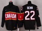 nhl jerseys team canada olympic #22 BENN BLACK[2014 new]