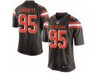 Nike Cleveland Browns #95 Myles Garrett Game Brown Team Color NFL Jersey