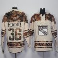 Mens New York Rangers #36 Mats Zuccarello Cream Camo Stitched NHL Jersey