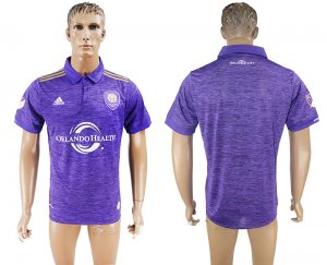 2017-18 Orlando City Home Thailand Soccer Jersey