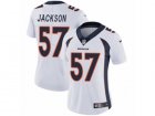 Women Nike Denver Broncos #57 Tom Jackson Vapor Untouchable Limited White NFL Jersey