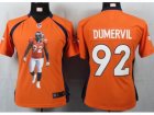 Nike Women denver broncos #92 dumervil orange[portrait fashion]jerseys