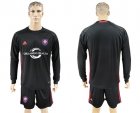 2017-18 Orlando City Black Goalkeeper Long Sleeve Soccer Jersey