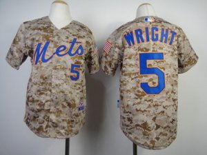 Youth mlb jerseys new york mets #5 wright camo