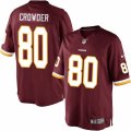 Mens Nike Washington Redskins #80 Jamison Crowder Limited Burgundy Red Team Color NFL Jersey