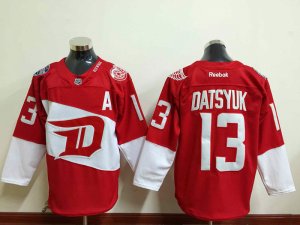 NHL Detroit Red Wings #13 datsyuk red 2016 winter classic Jerseys