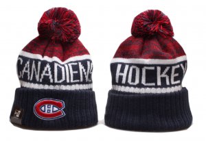 Canadiens Team Logo Cuffed Pom Knit Hat YP