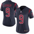 Women's Nike Houston Texans #9 Shane Lechler Limited Navy Blue Rush NFL Jersey