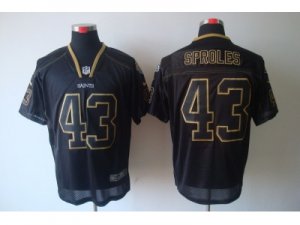 Nike NFL New Orleans Saints #43 Darren Sproles black Jerseys[Elite lights out]