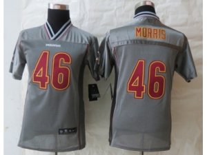 Nike Youth Washington RedSkins #46 Morris Grey Jerseys(Vapor)