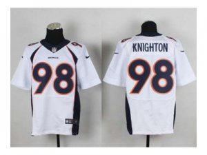 Nike jerseys denver broncos #98 knighton white[new Elite][knighton