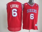 nba philadelphia 76ers #6 erving red[swingman]