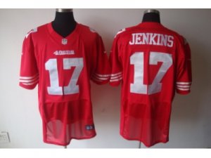 Nike san francisco 49ers #17 jenkins red Elite jerseys