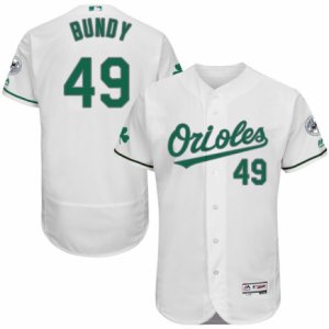 Men\'s Majestic Baltimore Orioles #49 Dylan Bundy White Celtic Flexbase Authentic Collection MLB Jersey