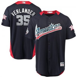 American League #35 Justin Verlander Navy 2018 MLB All-Star Game Home Run Derby Jersey