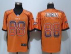 Nike Denver Broncos #88 Thomas Orange Jerseys(Drift Fashion Elite)