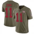 Nike Giants #11 Phil Simms Olive Salute To Service Limited Jersey