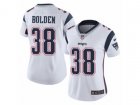 Women Nike New England Patriots #38 Brandon Bolden Vapor Untouchable Limited White NFL Jersey