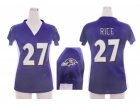 Nike women nfl baltimore ravens #27 ray rice purple jerseys[draft him ii top]