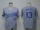 MLB Kansas City Royals #13 Aviles Grey[Cool Base]