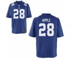 Men's Nike New York Giants #28 Eli Apple Game Royal Blue Team Color NFL Jersey