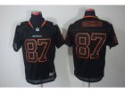 Nike NFL Denver Broncos #87 Eric Decker Black Jerseys(Lights Out Elite)