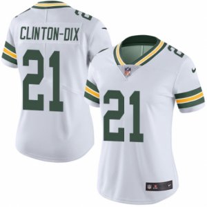 Women\'s Nike Green Bay Packers #21 Ha Ha Clinton-Dix Limited White Rush NFL Jersey