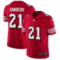 Nike 49ers #21 Deion Sanders Red 2018 Vapor Untouchable Limited Jersey