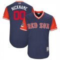 Red Sox Navy 2018 Players Weekend Authentic Mens Custom Jersey