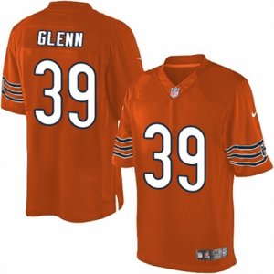 Mens Nike Chicago Bears #39 Jacoby Glenn Limited Orange Alternate NFL Jersey