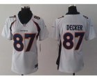 Nike women jerseys denver broncos #87 eric decker white[new]