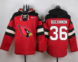 Nike Arizona Cardinals #36 Deone Bucannon Red Player Pullover Hoodie