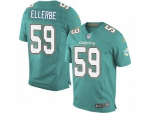 Nike Miami Dolphins #59 Dannell Ellerbe Green jerseys(Elite)