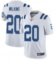 Nike Colts #20 Jordan Wilkins White Vapor Untouchable Limited Jersey