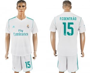 2017-18 Real Madrid 15 F.COENTRAO Home Soccer Jersey