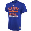 MLB Men's New York Mets Majestic Big & Tall Authentic Collection Property T-Shirt - Blue