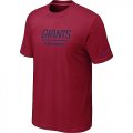 Nike New York Giants Sideline Legend Authentic Font T-Shirt Red