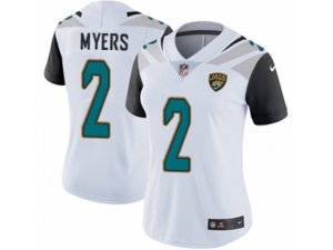 Women Nike Jacksonville Jaguars #2 Jason Myers White Vapor Untouchable Limited Player NFL Jersey