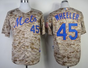 mlb jerseys new york mets #45 Wheeler camo 2014