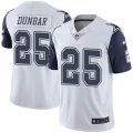 Youth Nike Dallas Cowboys #25 Lance Dunbar Limited White Rush NFL Jersey