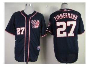 mlb jerseys washington nationals #27 zimmermann dk.blue