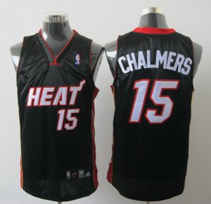 nba miami heat #15 chalmers black