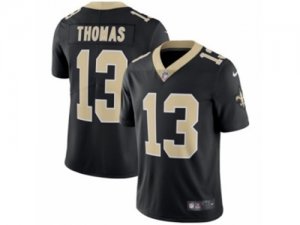 Mens Nike New Orleans Saints #13 Michael Thomas Vapor Untouchable Limited Black Team Color NFL Jersey