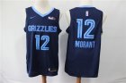 Grizzlies #12 Ja Morant Navy City Edition Nike Swingman Jersey