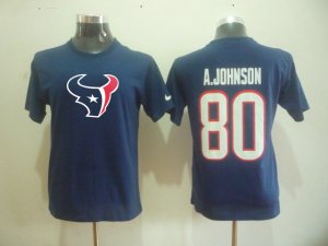 Houston Texans 80 Andre Johnson Name & Number T-Shirt