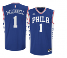 Philadelphia 76ers #1 McConnell Blue jersey