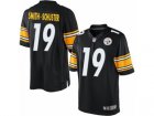 Mens Nike Pittsburgh Steelers #19 JuJu Smith-Schuster Limited Black Team Color NFL Jersey