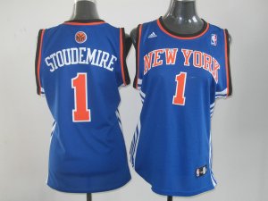 women nba new york knicks #1 stoudemire blue